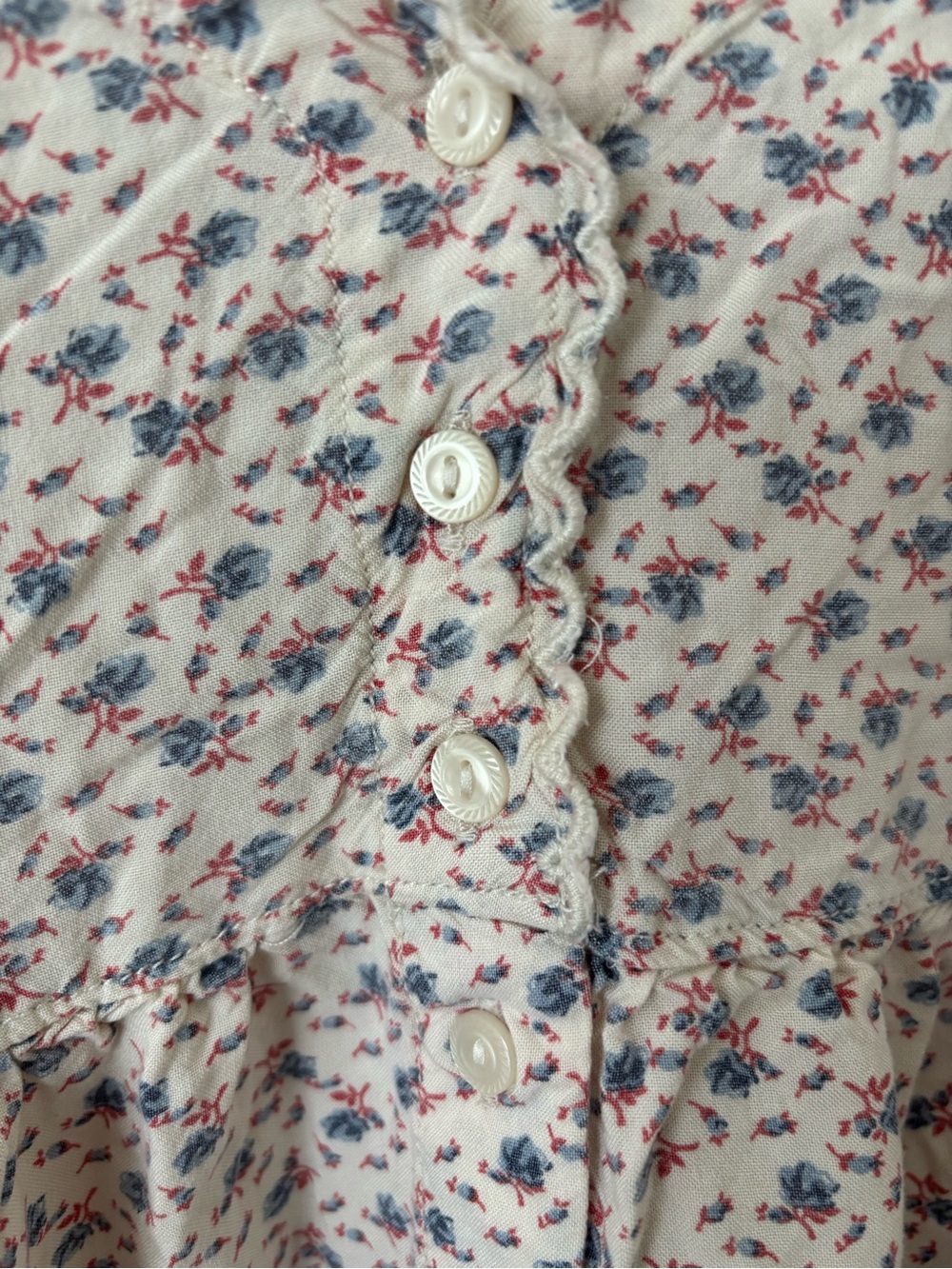 Denim & Supply Ralph Lauren Floral Babydoll Mini Dress Size M Cottagecore Flowy - Picture 3 of 9